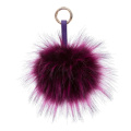 12cm 13cm 15cm Faux Raccoon Fur Pom Pom Keychain Bag Charm